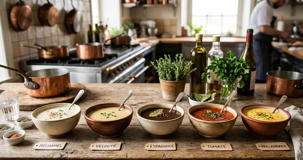 5 mother sauces