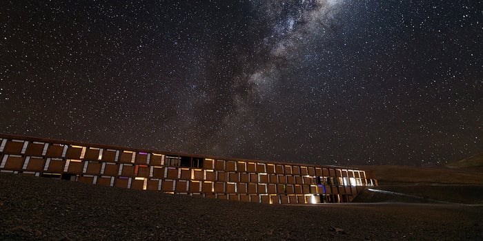 Starry night during a travel to Atacama Desert