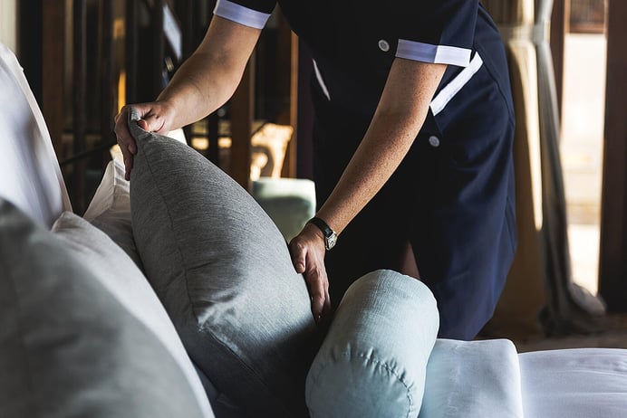 Prevent human trafficking in the hotel industry.
