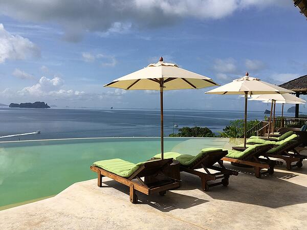 Swimming pool at Six Senses Yao Noi