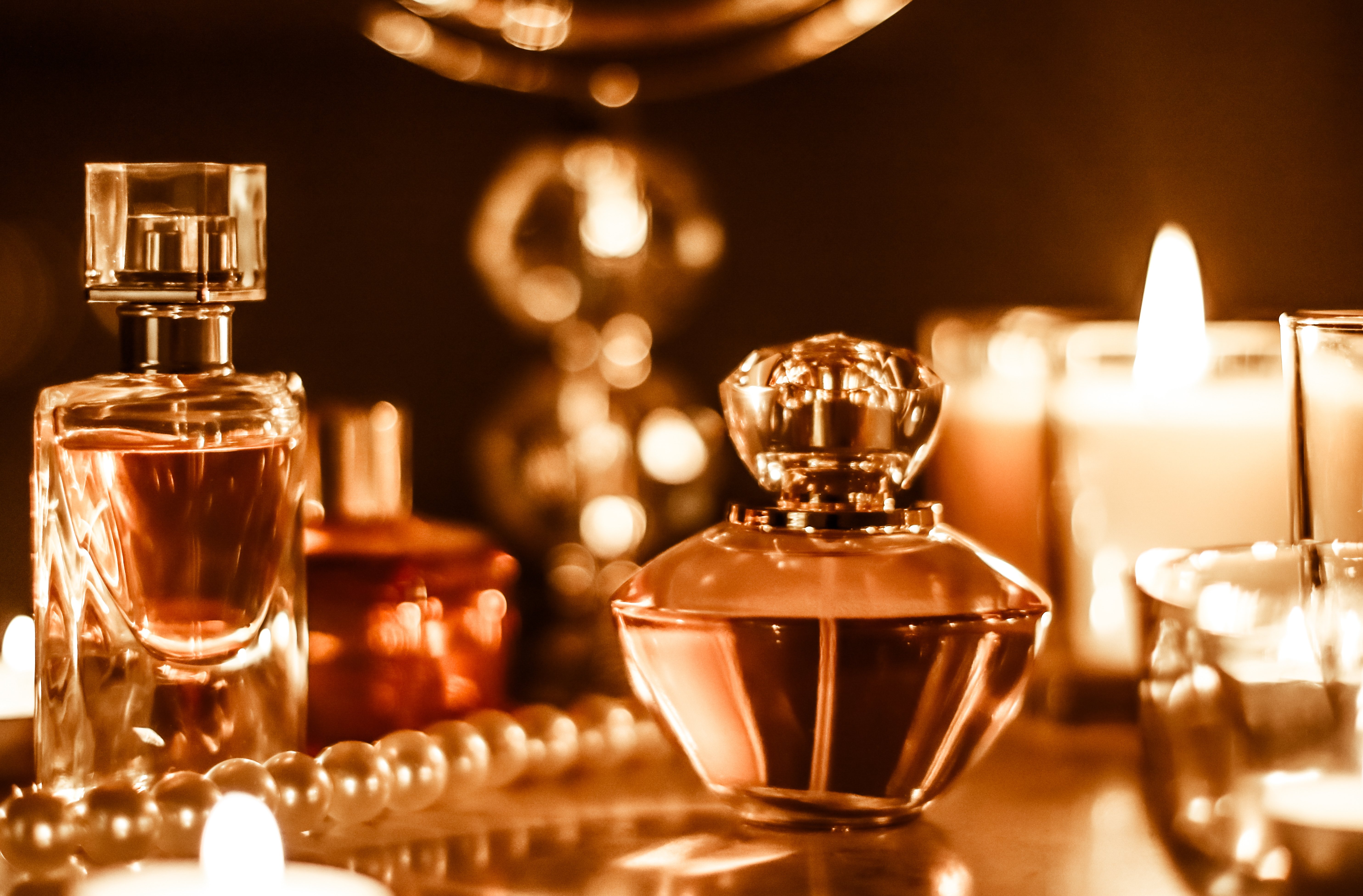 Luxury fragrances in a luxury environment