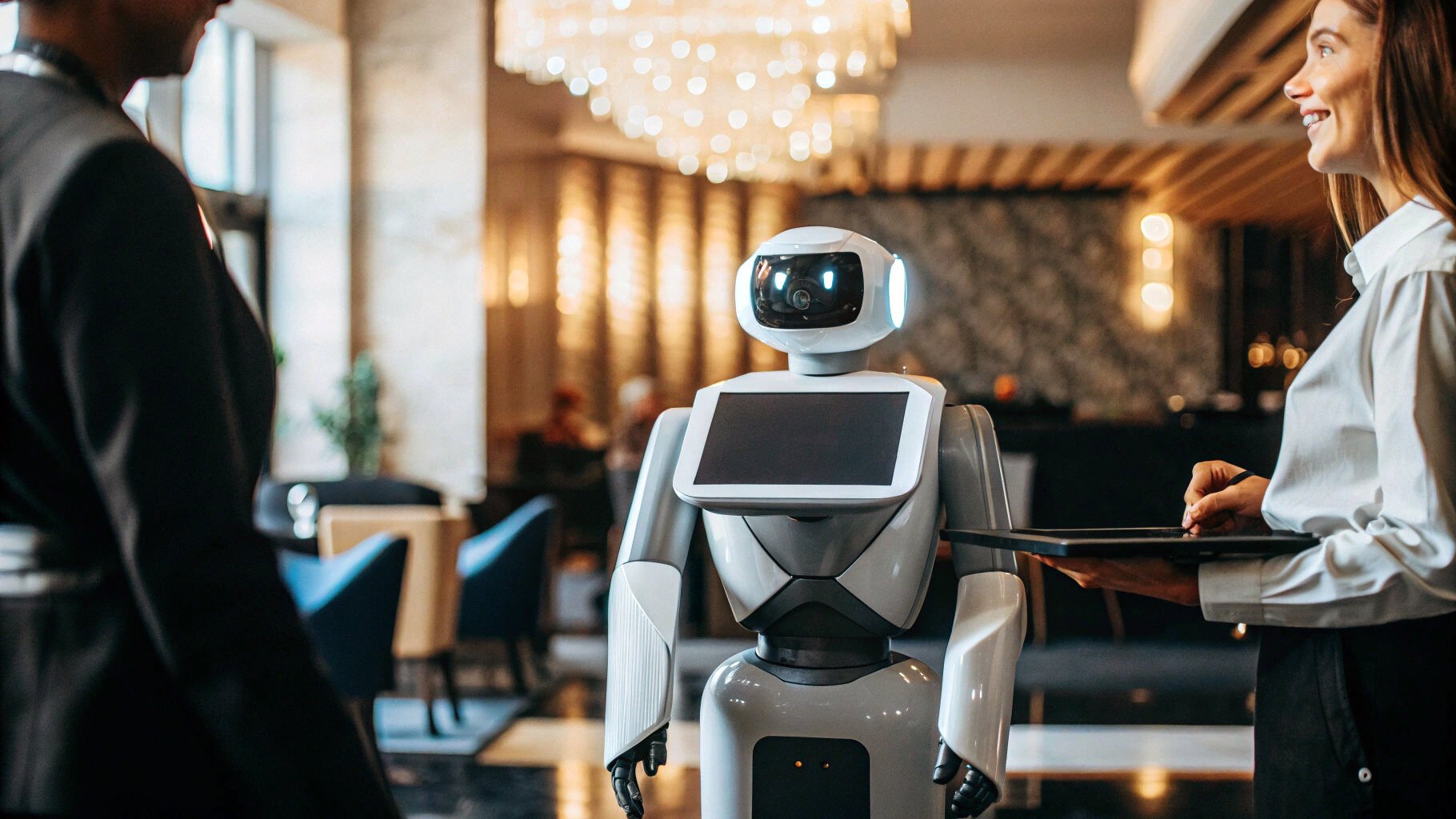 Virtual staff at a hotel
