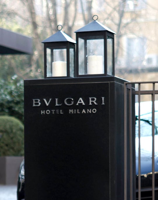 Bulgari hotel in Milan