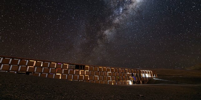 Starry night during a travel to Atacama Desert
