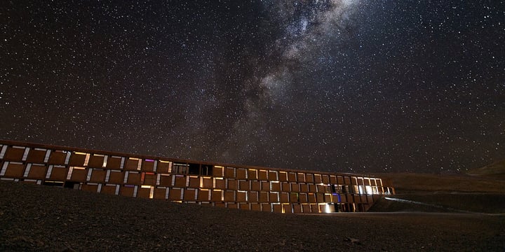 Starry night during a travel to Atacama Desert