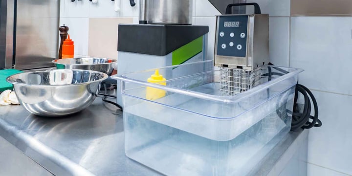 Sous vide cooking equipment
