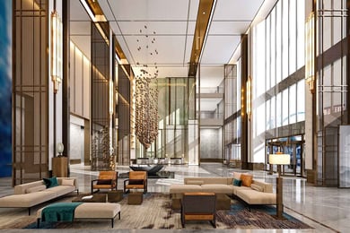 hotel lobby