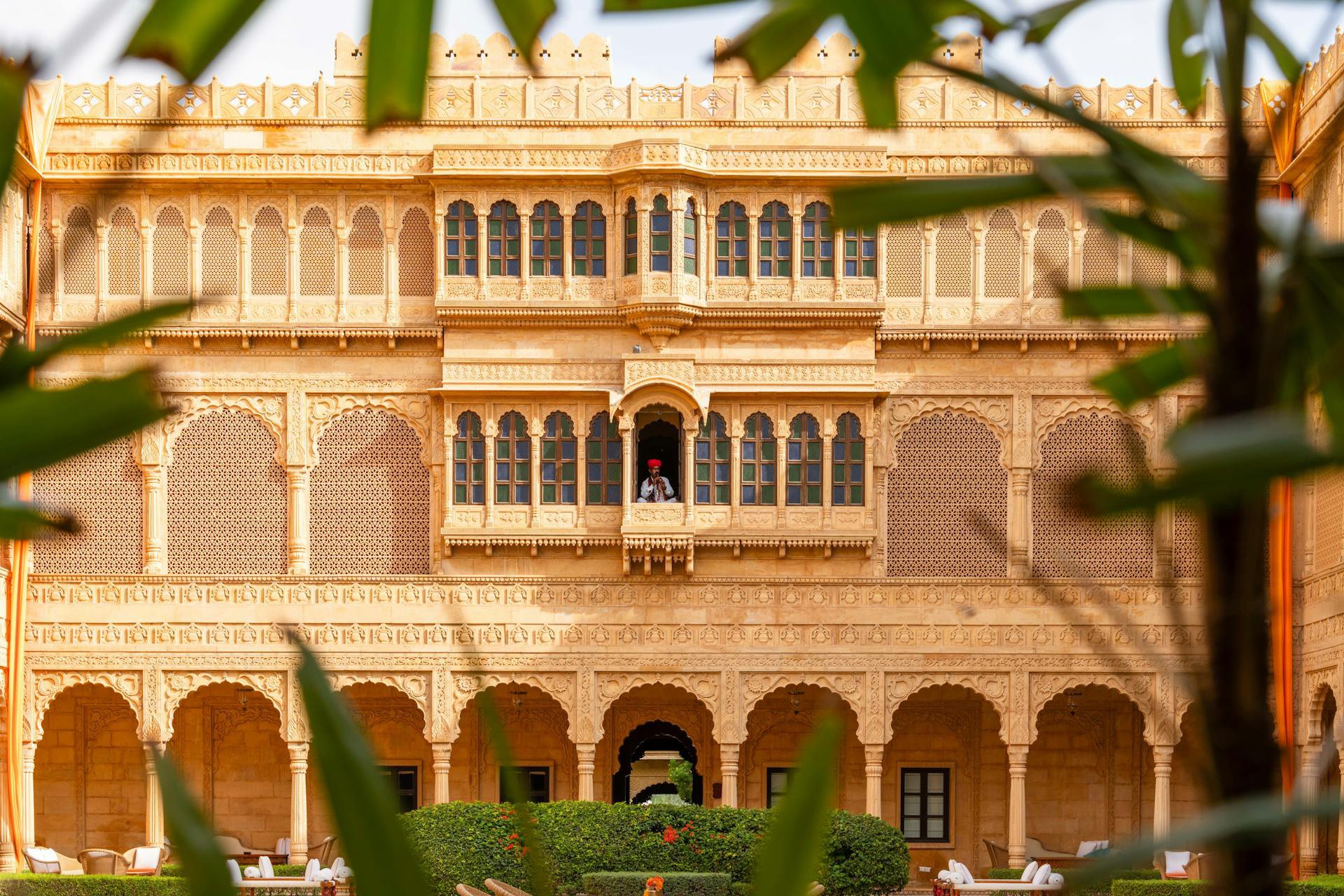 A traditional hotel in India